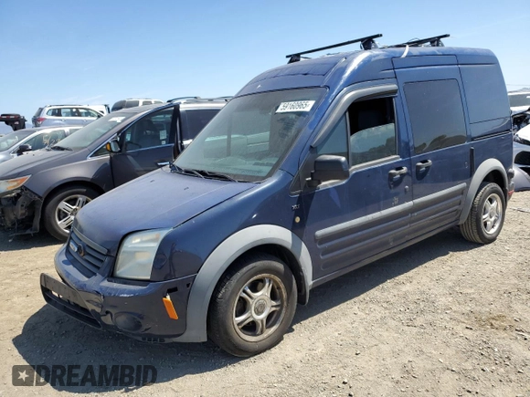 2010 Ford Transit Connect XLT с VIN NM0KS9BN6AT032660, выставлен на аукционе Copart как лот 59160965 с пробегом Не указан миль и Списание • Salvage title. История ставок и продаж доступна на DreamBid. Изображение 1.