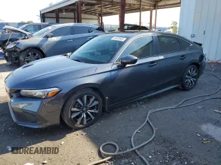 2023 Honda Civic EX z VIN 2HGFE1F72PH311622, wystawiony jako Copart lot #54056865 z przebiegiem 24 075 mil mil oraz Szkoda całkowita • Salvage title. Historia ofert i sprzedaży dostępna na DreamBid. Obrazek 1.
