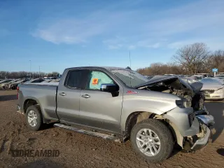2023 Chevrolet Silverado 1500 LT with VIN 1GCRDDED6PZ209828, listed as a Copart auction lot 82748454 with 0 mi miles and Salvage Title. Bid and sale history available at carsss.com. Image 4.