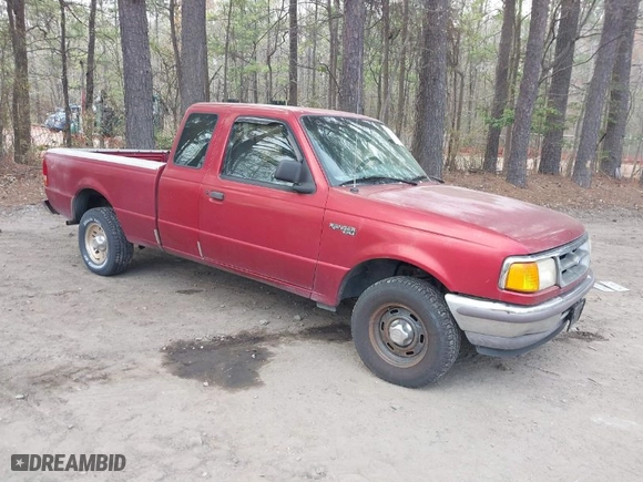 1997 Ford Ranger XLT with VIN 1FTCR14XXVPA53318, listed as a IAAI auction lot 41944173 with 246,056 mi miles. Bid and sale history available at carsss.com. Image 1.