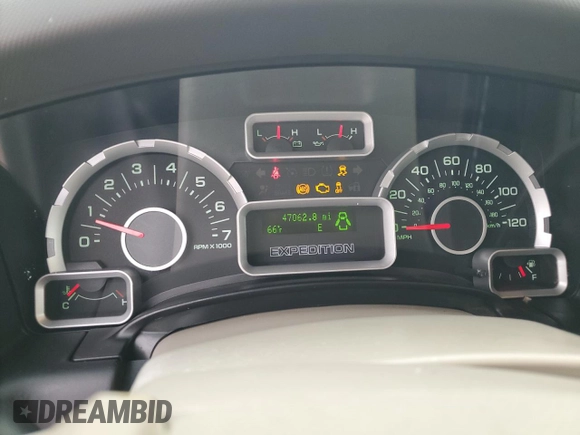 2014 Ford Expedition SSV with VIN 1FMJU1F55EEF52634, listed as a Copart auction lot 85434554 with 47,062 mi miles and Salvage title. Bid and sale history available at DreamBid. Image 9.