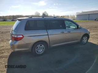 2007 Honda Odyssey EX-L with VIN 5FNRL38757B056657, listed as a Copart auction lot 54146975 with 172,157 mi miles and Clean Title. Bid and sale history available at carsss.com. Image 3.