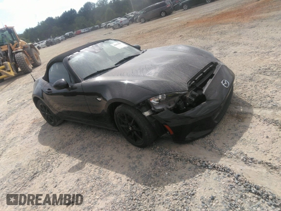 2021 Mazda MX-5 Miata Sport with VIN JM1NDAB73M0454064, listed as a IAAI auction lot 42613537 with 24,630 mi miles and . Bid and sale history available at DreamBid. Image 1.