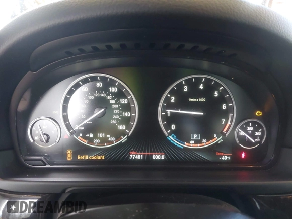 2016 BMW 5 Series 535i with VIN WBA5B1C57GG553465, listed as a IAAI auction lot 41893378 with 77,461 mi miles and . Bid and sale history available at DreamBid. Image 7.