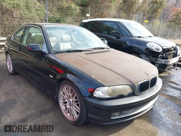 2003 BMW 3 Series 330Ci with VIN WBABN53423PH02242, listed as a IAAI auction lot 41851138 with 172,522 mi miles and . Bid and sale history available at DreamBid. Image 1.
