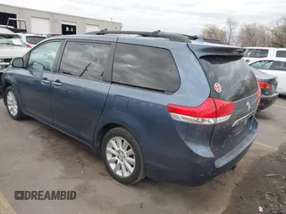2013 Toyota Sienna XLE with VIN 5TDDK3DC1DS062849, listed as a IAAI auction lot 41510296 with 100,178 mi miles and . Bid and sale history available at DreamBid. Image 3.
