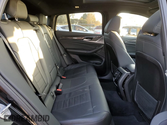 2020 BMW X4 M40i with VIN 5UX2V5C0XL9B53828, listed as a Copart auction lot 43190795 with 55,374 mi miles and Salvage title. Bid and sale history available at DreamBid. Image 11.