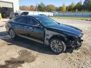 2017 Genesis G80 3.8L with VIN KMHGN4JE1HU177500, listed as a Copart auction lot 77677274 with 114,561 mi miles and Salvage Title. Bid and sale history available at carsss.com. Image 4.