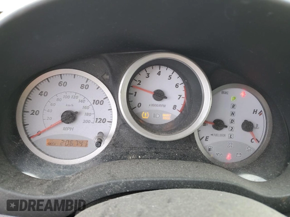 2005 Toyota RAV4 with VIN JTEHD20V850041980, listed as a Copart auction lot 48767745 with 206,741 mi miles and Salvage Title. Bid and sale history available at carsss.com. Image 9.