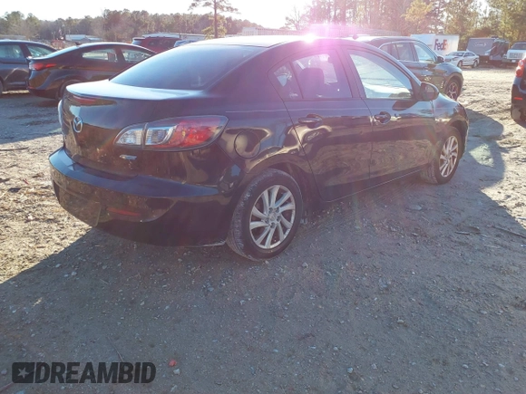 2012 Mazda 3 i Touring with VIN JM1BL1V74C1688756, listed as a IAAI auction lot 41421015 with 132,886 mi miles. Bid and sale history available at carsss.com. Image 4.
