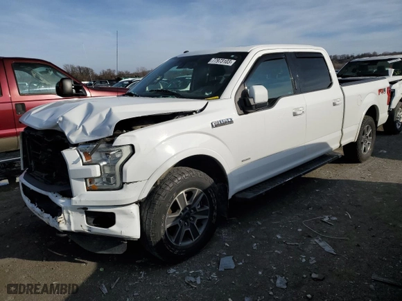 2016 Ford F-150 XLT with VIN 1FTFW1EGXGFB88456, listed as a Copart auction lot 77973103 with 251,177 mi miles and Salvage Title. Bid and sale history available at carsss.com. Image 1.