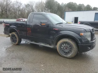 2014 Ford F-150 XL with VIN 1FTMF1CT9EFB54612, listed as a Copart auction lot 43210385 with 116,719 mi miles and Salvage Title. Bid and sale history available at carsss.com. Image 4.