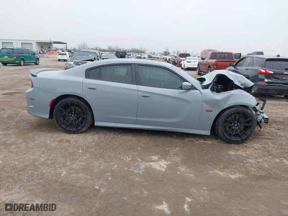 2020 Dodge Charger Scat Pack Widebody with VIN 2C3CDXGJ8LH216563, listed as a IAAI auction lot 41502637 with 1 mi miles. Bid and sale history available at carsss.com. Image 13.