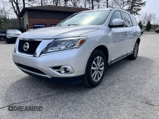 2015 Nissan Pathfinder Platinum with VIN 5N1AR2MMXFC627519, listed as a Copart auction lot 50955015 with 176,646 mi miles and Clean title. Bid and sale history available at DreamBid. Image 2.