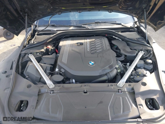 2022 BMW Z4 sDriveM40i with VIN WBAHF9C08NWX38258, listed as a IAAI auction lot 41462157 with 43,534 mi miles. Bid and sale history available at carsss.com. Image 10.