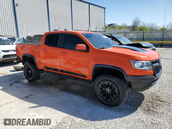 2019 Chevrolet Colorado 4WD ZR2 z VIN 1GCGTEEN7K1278933, wystawiony jako Copart lot #52209085 z przebiegiem 84 671 mil mil oraz Szkoda całkowita • Salvage title. Historia ofert i sprzedaży dostępna na DreamBid. Obrazek 4.