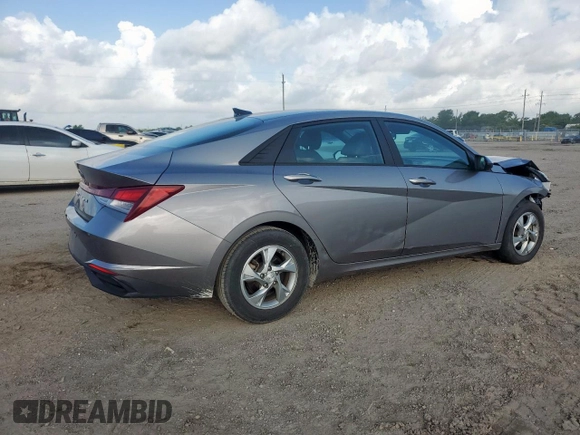 2023 Hyundai Elantra SE with VIN KMHLL4AG5PU448966, listed as a Copart auction lot 61752585 with 42,679 mi miles and Salvage title. Bid and sale history available at DreamBid. Image 3.