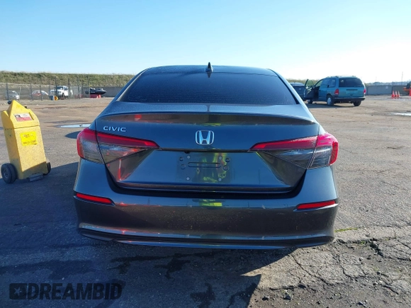 2022 Honda Civic Sedan LX with VIN 2HGFE2F23NH543461, listed as a IAAI auction lot 41262916 with 1 mi miles. Bid and sale history available at carsss.com. Image 16.