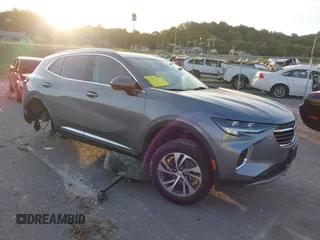 2021 Buick Envision Essence with VIN LRBFZPR44MD149698, listed as a IAAI auction lot 40580109 with 35,703 mi miles and . Bid and sale history available at DreamBid. Image 1.