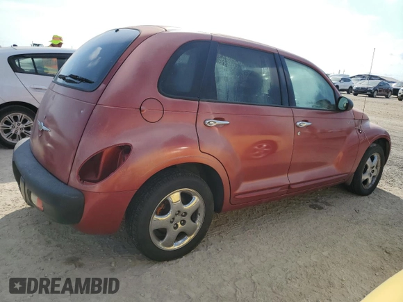 2001 Chrysler PT Cruiser with VIN 3C8FY4BB41T642166, listed as a Copart auction lot 75164104 with 0 mi miles and Salvage Title. Bid and sale history available at carsss.com. Image 3.