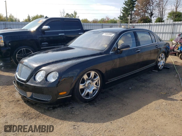 2006 Bentley Flying Spur z VIN SCBBR53W06C032405, wystawiony jako Copart lot #71853094 z przebiegiem 92 408 mil mil oraz Tytuł czysty. Historia ofert i sprzedaży dostępna na DreamBid. Obrazek 1.