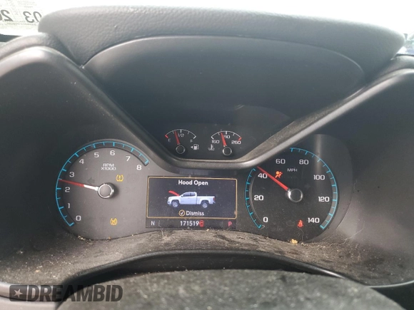 2020 Chevrolet Colorado 2WD LT with VIN 1GCGSCEN7L1122514, listed as a Copart auction lot 50270765 with 171,519 mi miles and Salvage Title. Bid and sale history available at DreamBid. Image 9.