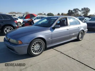 2001 BMW 5 Series 540i with VIN WBADN53421GC96565, listed as a Copart auction lot 83236524 with 149,650 mi miles and Salvage Title. Bid and sale history available at carsss.com. Image 1.