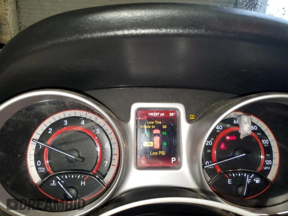 2015 Dodge Journey SXT with VIN 3C4PDCBB2FT688310, listed as a Copart auction lot 44918515 with 160,297 mi miles and Salvage Title. Bid and sale history available at DreamBid. Image 9.