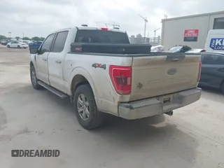2021 Ford F-150 XL with VIN 1FTEW1EP1MKD07980, listed as a IAAI auction lot 42074902 with 170,631 mi miles. Bid and sale history available at carsss.com. Image 3.