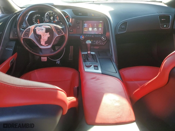 2014 Chevrolet Corvette Stingray Z51 2LT with VIN 1G1YK2D76E5102535, listed as a Copart auction lot 88287025 with 69,252 mi miles and Salvage Title. Bid and sale history available at carsss.com. Image 8.