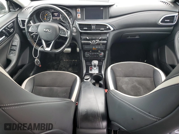 2017 Infiniti QX30 Premium with VIN SJKCH5CP0HA039279, listed as a Copart auction lot 79693364 with 93,816 mi miles and Salvage Title. Bid and sale history available at DreamBid. Image 8.