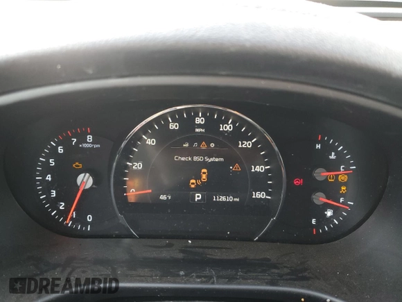 2017 Kia Sorento EX V6 with VIN 5XYPH4A51HG192026, listed as a Copart auction lot 84047994 with 112,610 mi miles and Salvage Title. Bid and sale history available at carsss.com. Image 9.