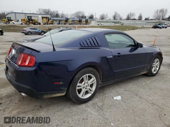 2012 Ford Mustang V6 Premium with VIN 1ZVBP8AM0C5256504, listed as a Copart auction lot 86628894 with 187,417 mi miles and Salvage Title. Bid and sale history available at carsss.com. Image 3.