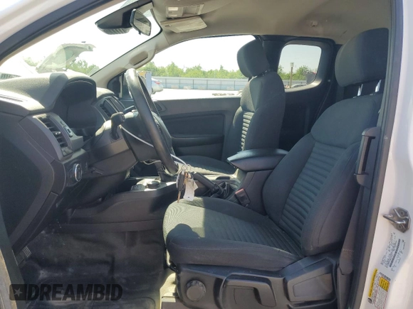 2021 Ford Ranger XL with VIN 1FTER1FH7MLD77427, listed as a Copart auction lot 55785745 with 79,323 mi miles and Salvage title. Bid and sale history available at DreamBid. Image 7.