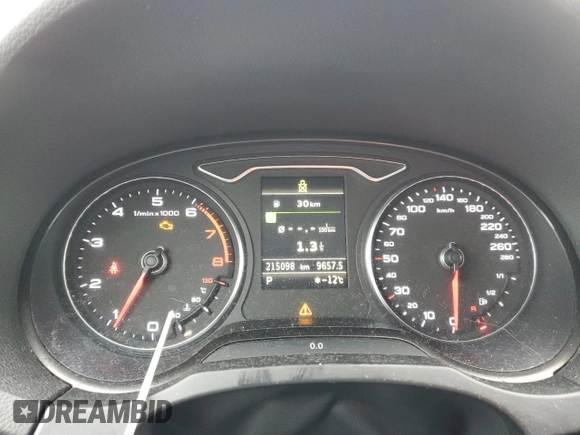2015 Audi S3 2.0T Prestige with VIN WAUFFRFF6F1097472, listed as a Copart auction lot 44998685 with 215,098 mi miles and Salvage Title. Bid and sale history available at carsss.com. Image 9.