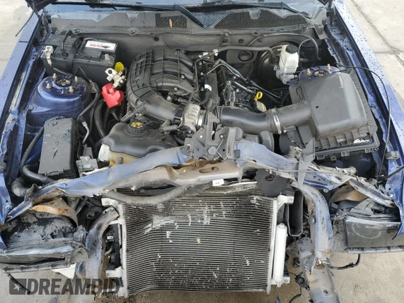 2011 Ford Mustang V6 with VIN 1ZVBP8AM6B5169544, listed as a Copart auction lot 48750345 with 93,824 mi miles and Salvage Title. Bid and sale history available at carsss.com. Image 13.