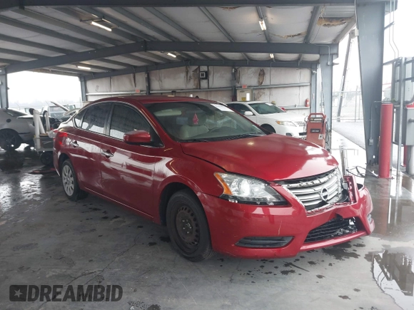 2013 Nissan Sentra SV with VIN 3N1AB7AP3DL777464, listed as a IAAI auction lot 41618961 with 89,886 mi miles. Bid and sale history available at carsss.com. Image 1.