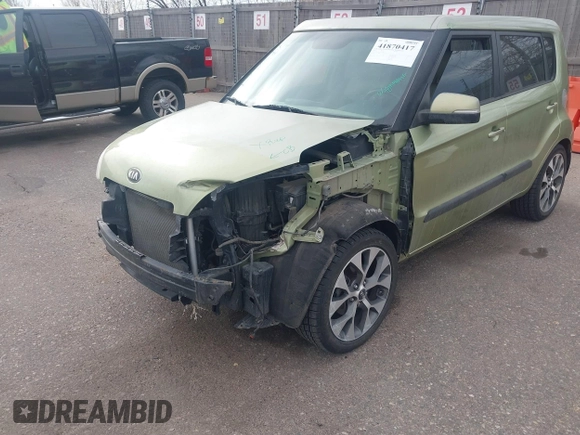 2013 Kia Soul ! with VIN KNDJT2A61D7528363, listed as a IAAI auction lot 41870417 with 113,893 mi miles. Bid and sale history available at carsss.com. Image 6.