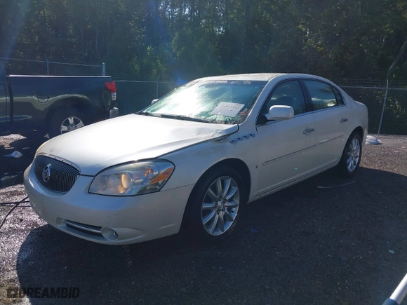 2008 Buick Lucerne CXS with VIN 1G4HE57Y58U143832, listed as a IAAI auction lot 40344580 with 107,399 mi miles. Bid and sale history available at carsss.com. Image 18.
