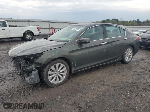 2014 Honda Accord Sedan EX-L with VIN 1HGCR2F83EA144981, listed as a Copart auction lot 53287035 with 85,809 mi miles and Salvage Title. Bid and sale history available at carsss.com. Image 1.
