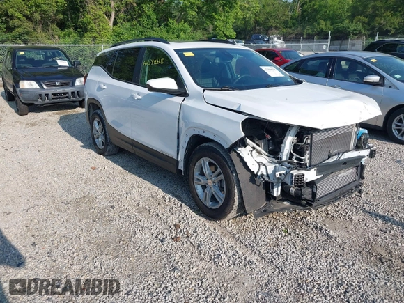 2022 GMC Terrain SLE with VIN 3GKALMEV7NL189204, listed as a IAAI auction lot 42399028 with 48,342 mi miles and . Bid and sale history available at DreamBid. Image 1.