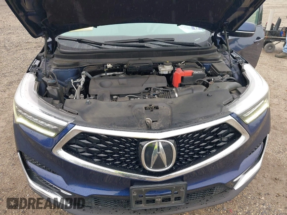 2019 Acura RDX Technology with VIN 5J8TC2H57KL032589, listed as a IAAI auction lot 42458684 with 53,372 mi miles and . Bid and sale history available at DreamBid. Image 8.