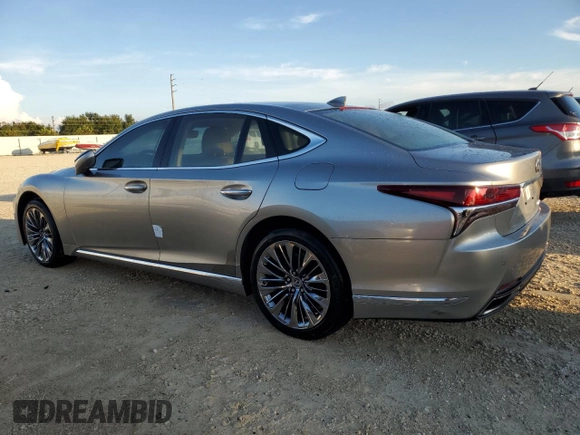 2018 Lexus LS with VIN JTHB51FF6J5004004, listed as a Copart auction lot 73791354 with 0 mi miles and Non Repairable. Bid and sale history available at carsss.com. Image 2.