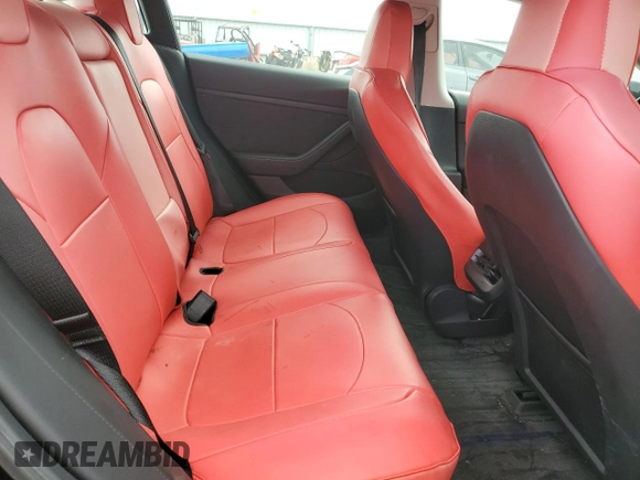 2021 Tesla Model 3 Long Range z VIN 5YJ3E1EB9MF006708, wystawiony jako Copart lot #56230525 z przebiegiem 41 744 mil mil oraz Szkoda całkowita • Salvage title. Historia ofert i sprzedaży dostępna na DreamBid. Obrazek 10.