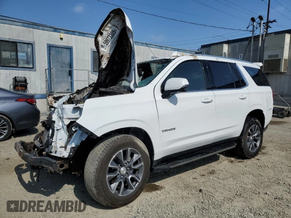 2023 Chevrolet Tahoe LT with VIN 1GNSCNKD3PR503919, listed as a Copart auction lot 59973305 with Not provided miles and Salvage title. Bid and sale history available at DreamBid. Image 1.