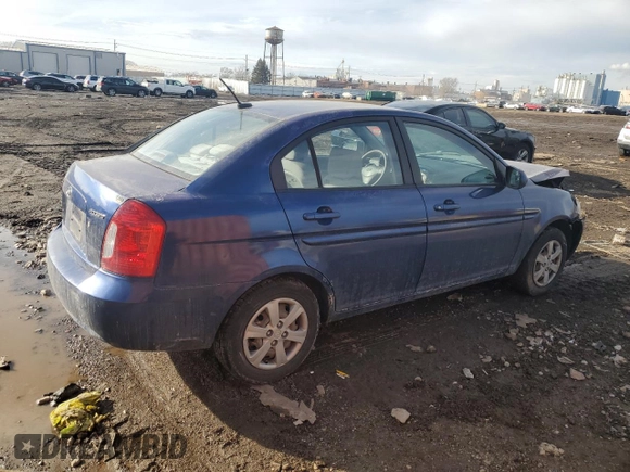 2010 Hyundai Accent GLS with VIN KMHCN4AC7AU453990, listed as a Copart auction lot 46667245 with 69,202 mi miles and Salvage Title. Bid and sale history available at carsss.com. Image 3.