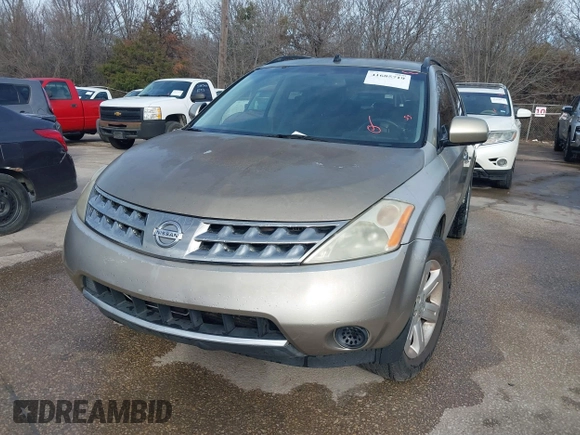 2007 Nissan Murano S with VIN JN8AZ08W07W639686, listed as a IAAI auction lot 41685719 with 126,188 mi miles and . Bid and sale history available at DreamBid. Image 6.