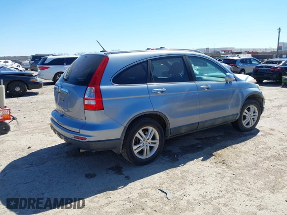 2011 Honda CR-V EX-L with VIN 5J6RE3H79BL022795, listed as a IAAI auction lot 41725450 with 1 mi miles. Bid and sale history available at carsss.com. Image 4.