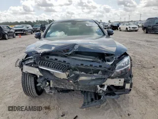 2020 Mercedes-Benz C 300 with VIN W1KWJ8DB2LG035075, listed as a Copart auction lot 59785705 with 27,792 mi miles and Salvage title. Bid and sale history available at DreamBid. Image 5.