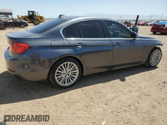 2013 BMW 3 Series 328i with VIN WBA3C1C56DF437440, listed as a Copart auction lot 61389475 with 122,736 mi miles and Salvage title. Bid and sale history available at DreamBid. Image 3.